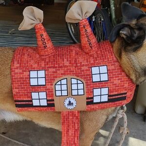 Bootique Red Brick House Dog Costume-Poop Factory